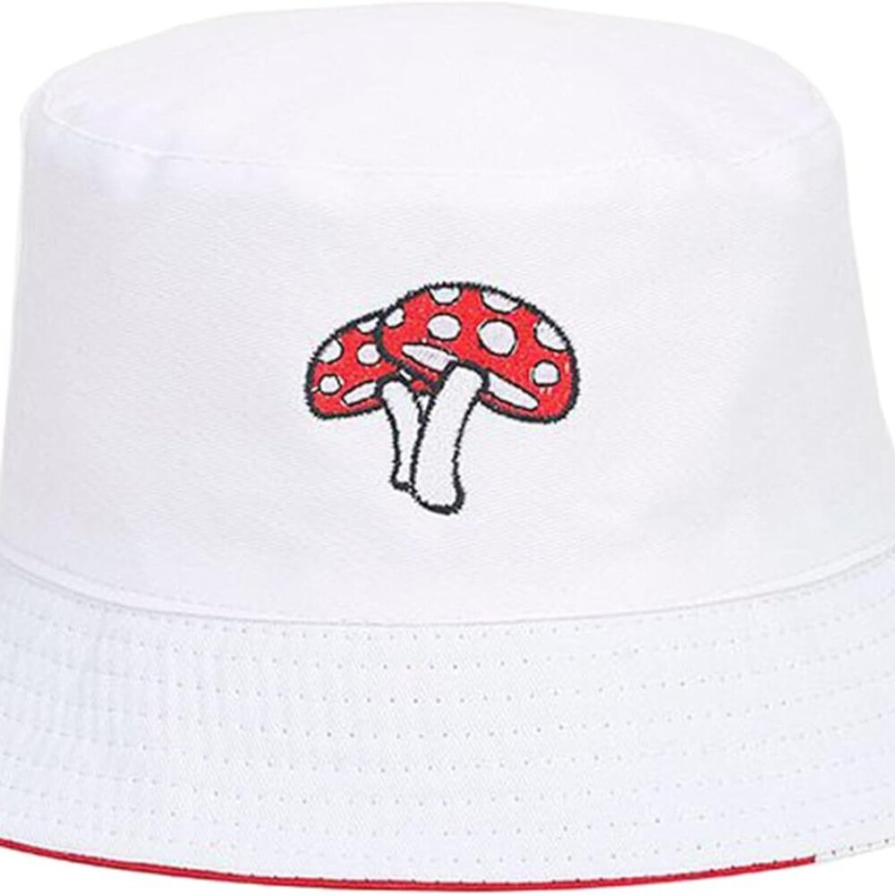 Unisex Print Double-Side-Wear Reversible Bucket Hat
